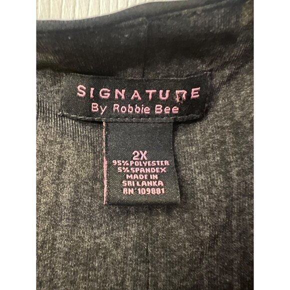 Signature by Robbie Bee‎ multicolor short sleeve dress. Nearly. Size 2X - Picture 2 of 3